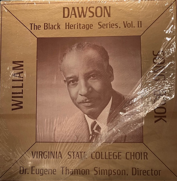 The William Dawson Song Book (Black Heritage Series, Vol. II)