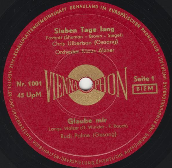 Sieben Tage Lang / Glaube Mir / Oh, Mein Papa / Granada