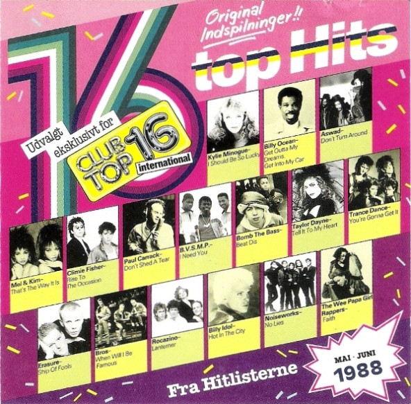 Club Top 16 Maj/Juni 1988
