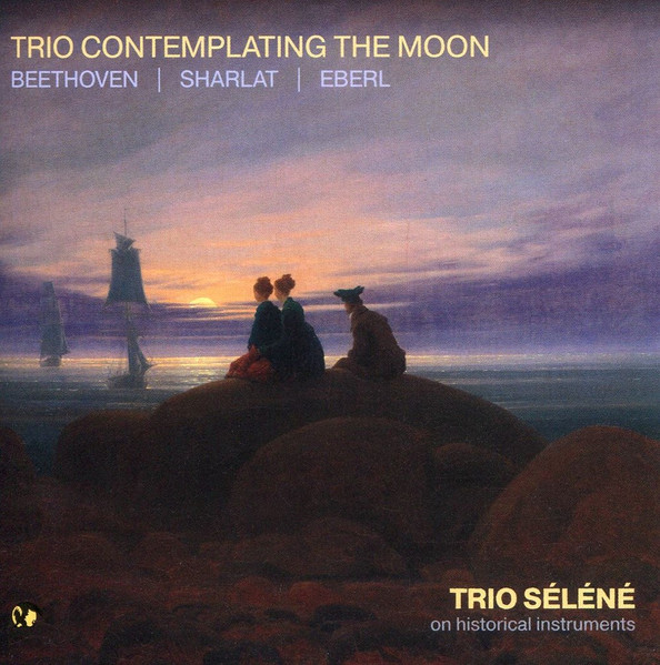 Trio Contemplating The Moon: