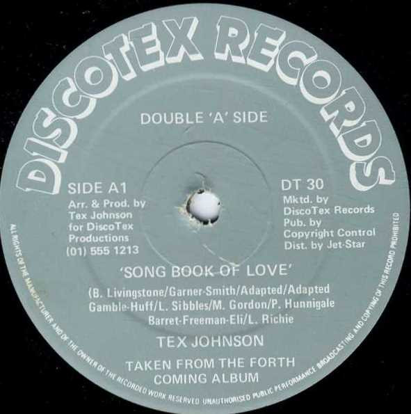 Song Book Of Love / Welcome Back