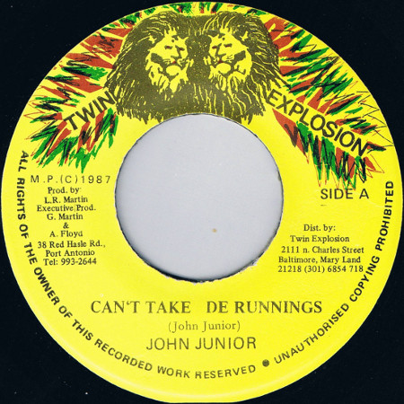 Can't Take De Runnings