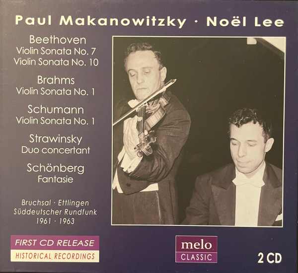 Violin Sonatas No.7 & 10/ Violin Sonata No.1/ Duo Concertant / Fantasie