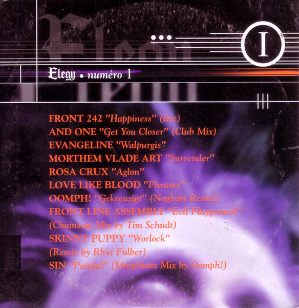 Elegy - Numéro 1