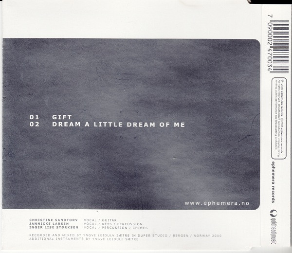 Gift + Dream A Little Dream Of Me