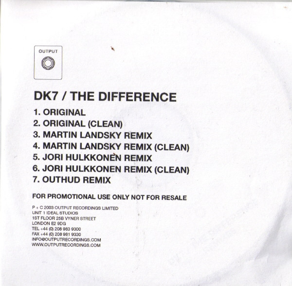 The Difference (Remixes)