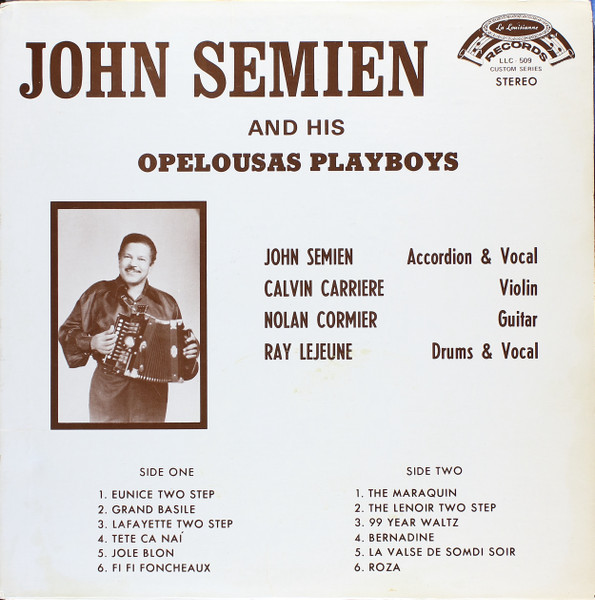 John Semien And His Opelousas Playboys