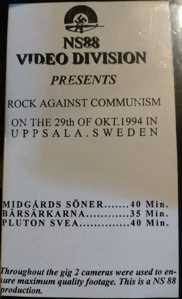 Rock Against Communism On The 29th Of Okt 1994 In Uppsala Sweden