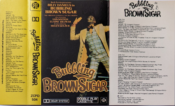 Bubbling Brown Sugar - Original London Cast Recording