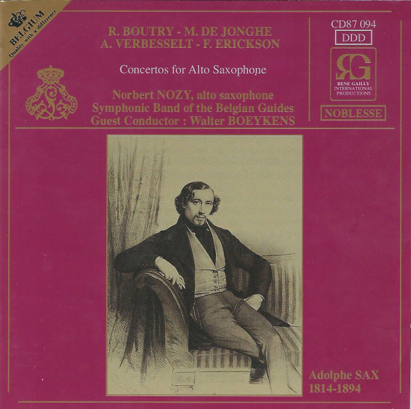 Concertos For Alto Saxophone And Symphonic Band