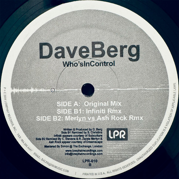Who's In Control