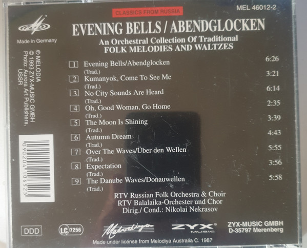 The Evening Bells/Abendglocken (an Orchestral Collection Of Traditional Folk Melodies And Waltzes
