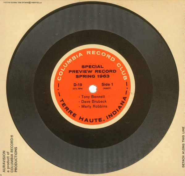 Special Preview Record Spring 1963
