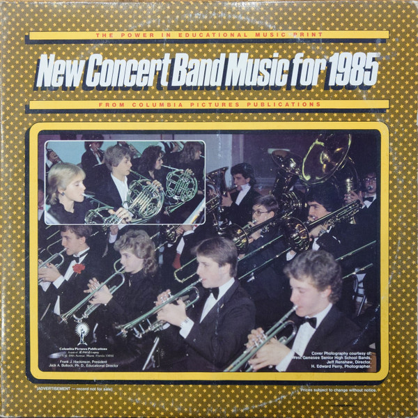 New Concert Band Music For 1985