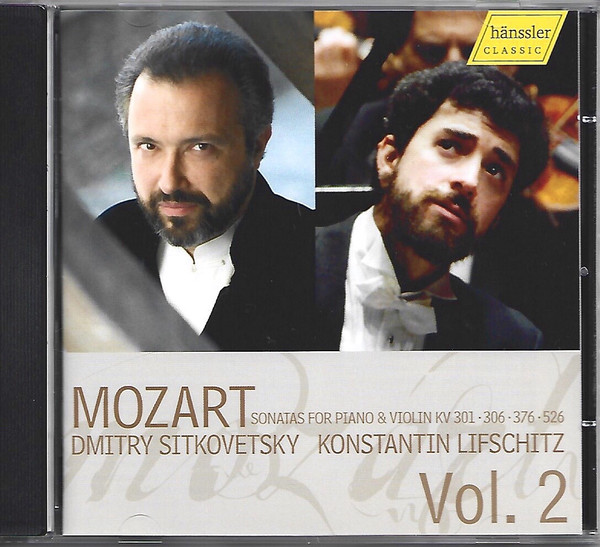 Vol.2  Mozart Sonatas For Piano & Violin KV 301. 306 . 376 . 526
