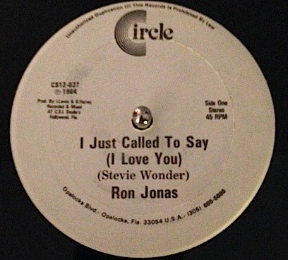 I Just Called To Say (I Love You)