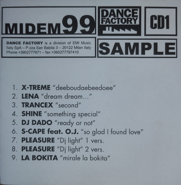 Midem 99 Sample CD1