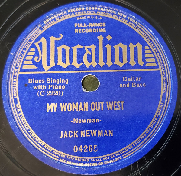 Blackberry Wine / My Woman Out West