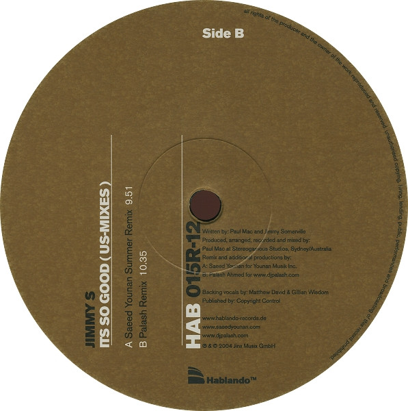 It's So Good (US-Mixes)