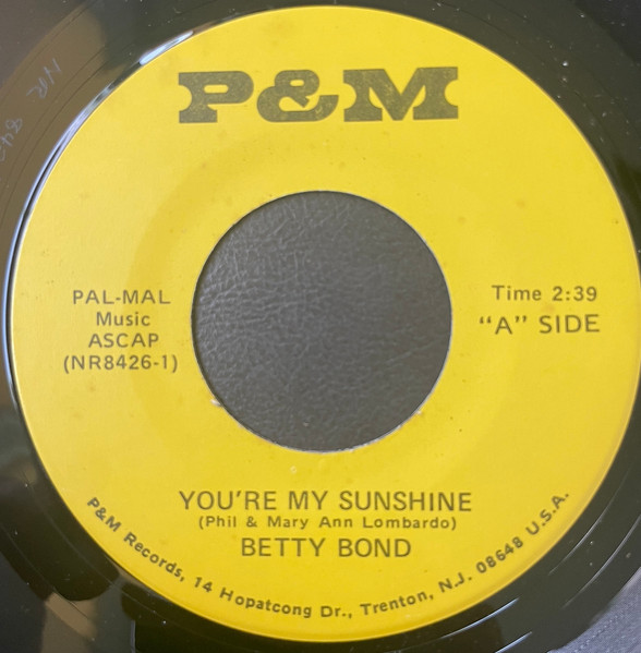 You're My Sunshine