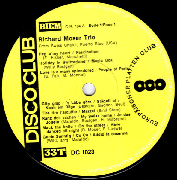 Richard Moser Trio