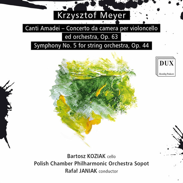 Canti Amadei - Concerto Da Camera Per Violoncello Ed Orchestra, Op. 63 / Symphony No. 5 For String Orchestra, Op. 44