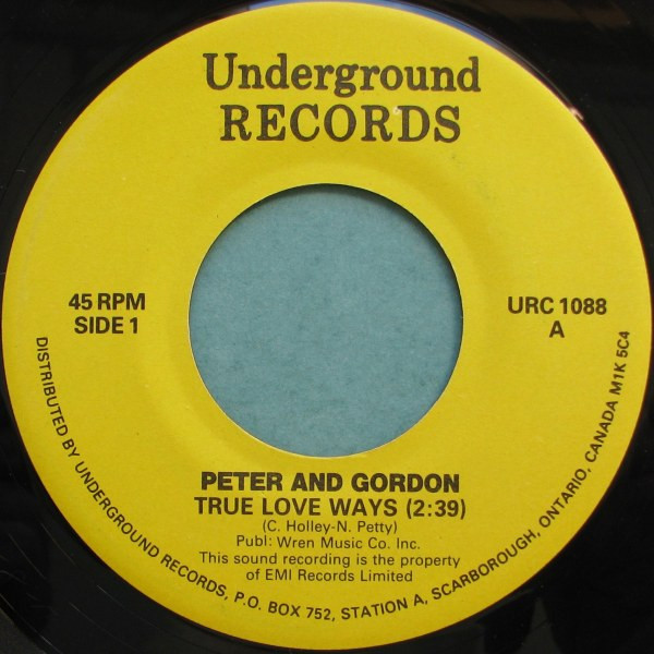 True Love Ways / Knight In Rusty Armour