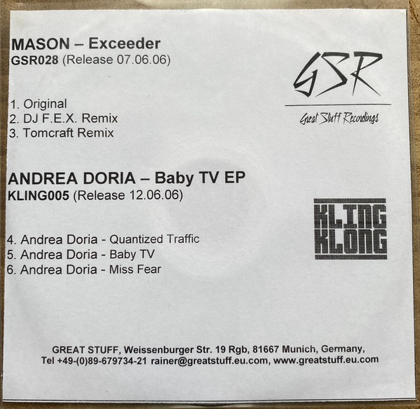 Exceeder / Baby TV EP