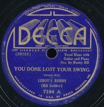 You Done Lost Your Swing / Which One I Love The Best