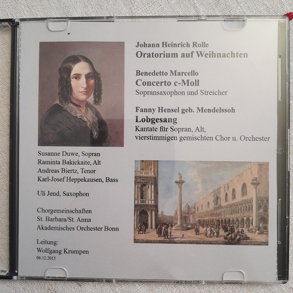 Rolle - Marcello - Hensel Mendelssohn