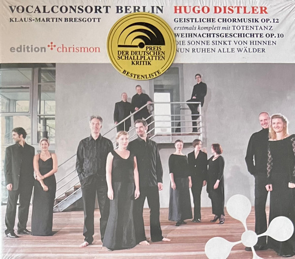 Geistliche Chormusik Op. 12, Erstmals Komplett Mit Totentanz; Weihnachtsgeschichte Op. 10; Die Sonne Sinkt Von Hinnen; Nun Ruhen Alle Wälder