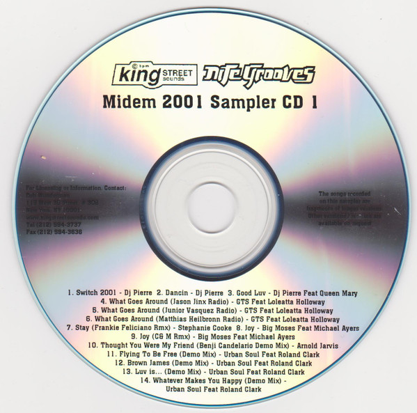 Midem 2001 Sampler CD 1