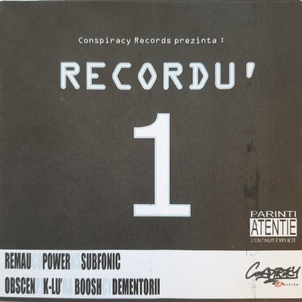 Conspiracy Records Prezinta :  Recordu' 1