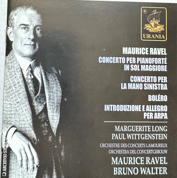 Bolero / Piano Concerto In G / Piano Concerto For The Left Hand / Introduction & Allegro For Harp