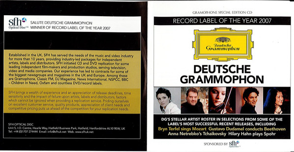 Record Label Of The Year 2007 - Deutsche Grammophon 