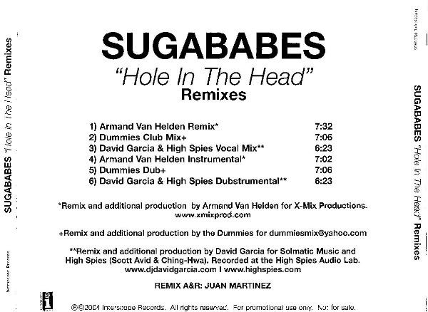 Hole In The Head (Remixes)