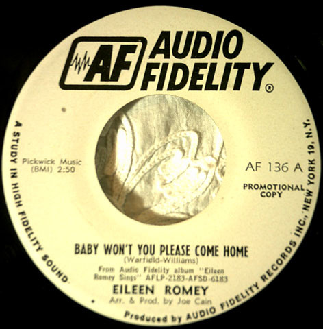 Baby Won't You Please Come Home / Live And Learn