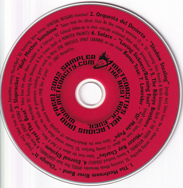 Meteorcity's Hellacious (And Free) 2002 Sampler