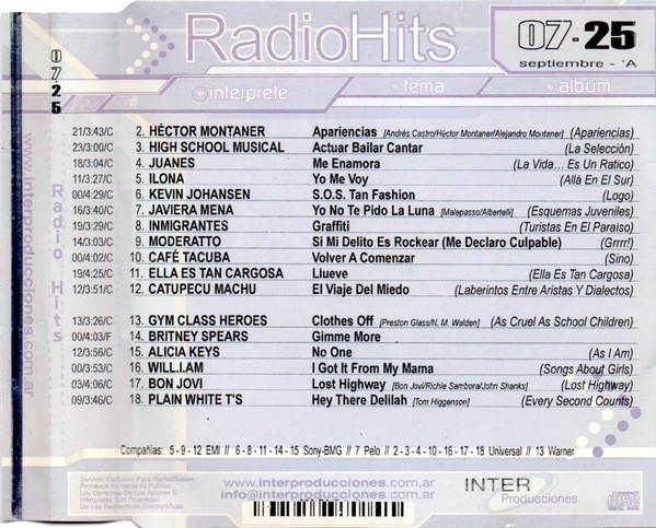 Radio Hits 07-25 (Septiembre - A)