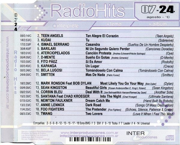 Radio Hits 07-24 (Agosto - C)