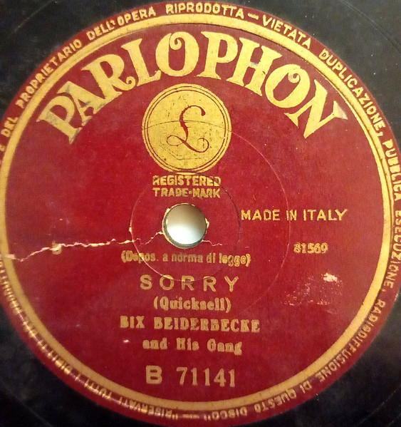 Sorry / At The Jazz Band Ball