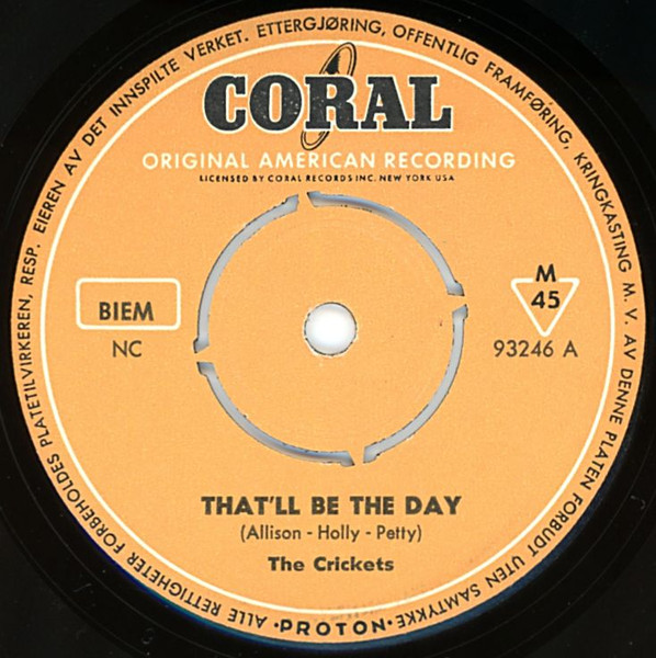 That'll Be The Day / I'm Lookin' For Someone To Love