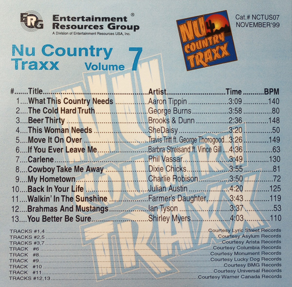 Nu Country Traxx Volume 7