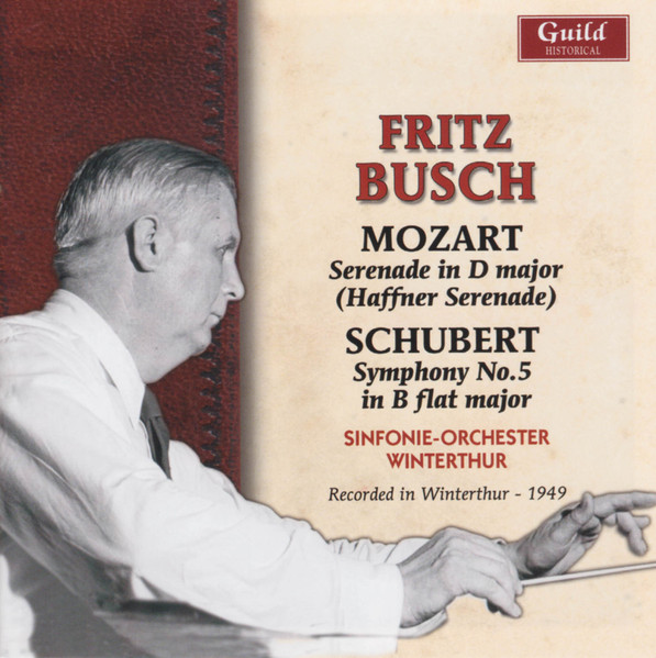 Mozart: Serenade In D Major (Haffner Serenade) / Schubert: Symphony No. 5 In B Flat Major