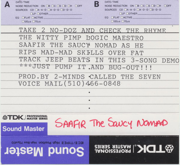 Saafir The Saucy Nomad