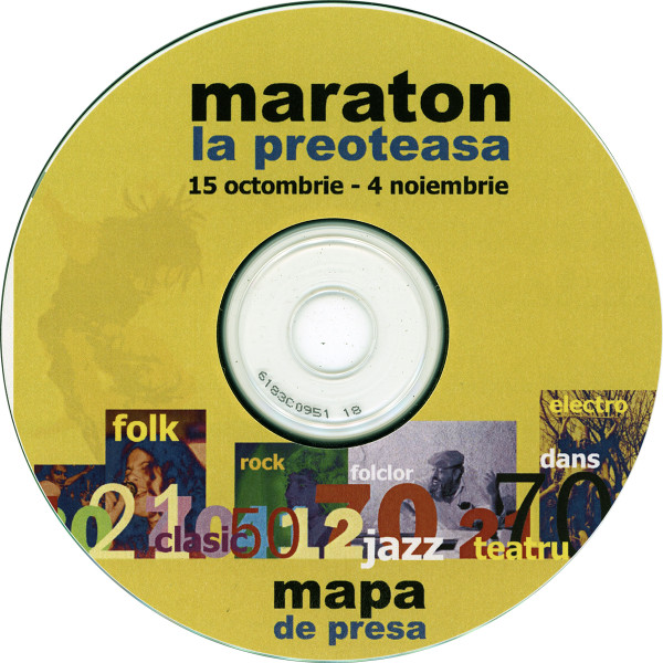 Maraton La Preoteasa 15 Octombrie - 4 Noiembrie (Mapa De Presa)