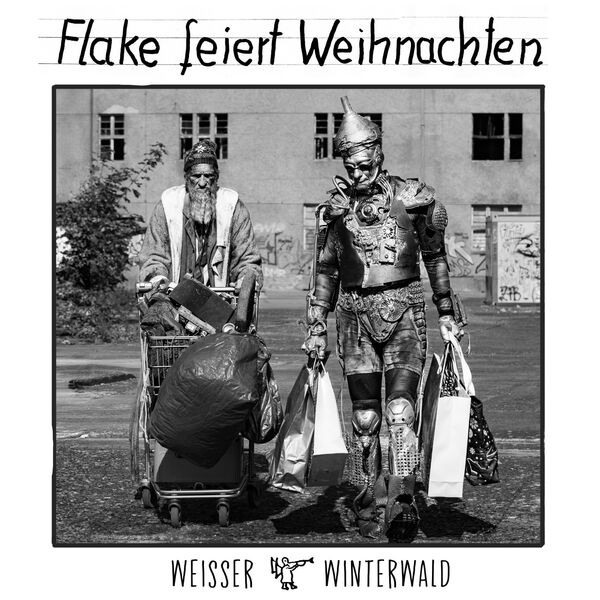 Weißer Winterwald