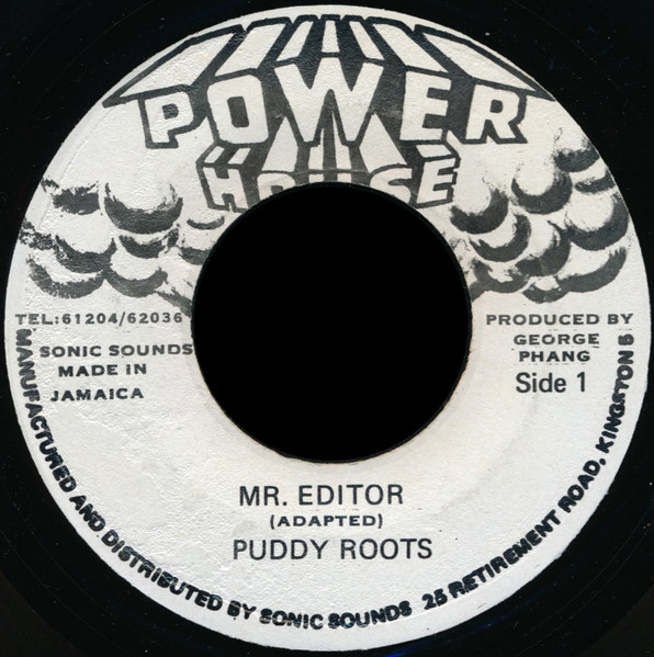 Mr. Editor