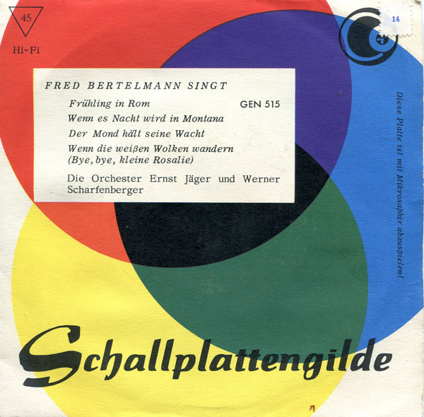 Fred Bertelmann Singt