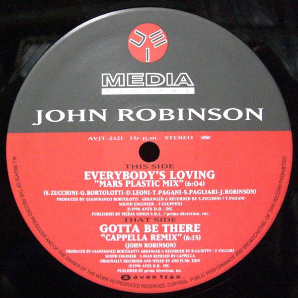 Everybody's Loving (Mars Plastic Mix) / Gotta Be There (Cappella Remix)